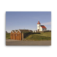 Church and Solitude Canvas Print