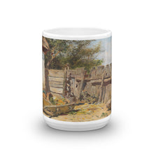 Anton Schrödl - In the Farmhouse Garden Classic Art Mug