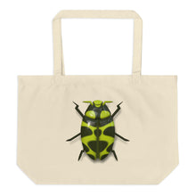 Lady Bug Large Organic Tote Bag