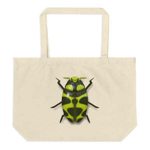 Lady Bug Large Organic Tote Bag