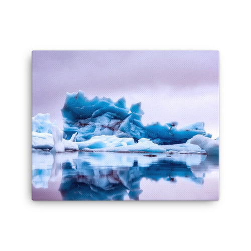 The Land Of The Ice Canvas Print