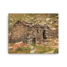 Stone Against the Roof House Canvas Print