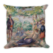 Two Women in a Landscape Premium Pillow