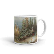 Albert Bredow - Romantic Winter Landscape with Ice Skaters by a Castle Classic Art Mug