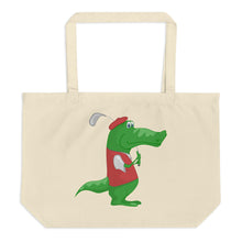 Player and Audience Large Organic Tote Bag