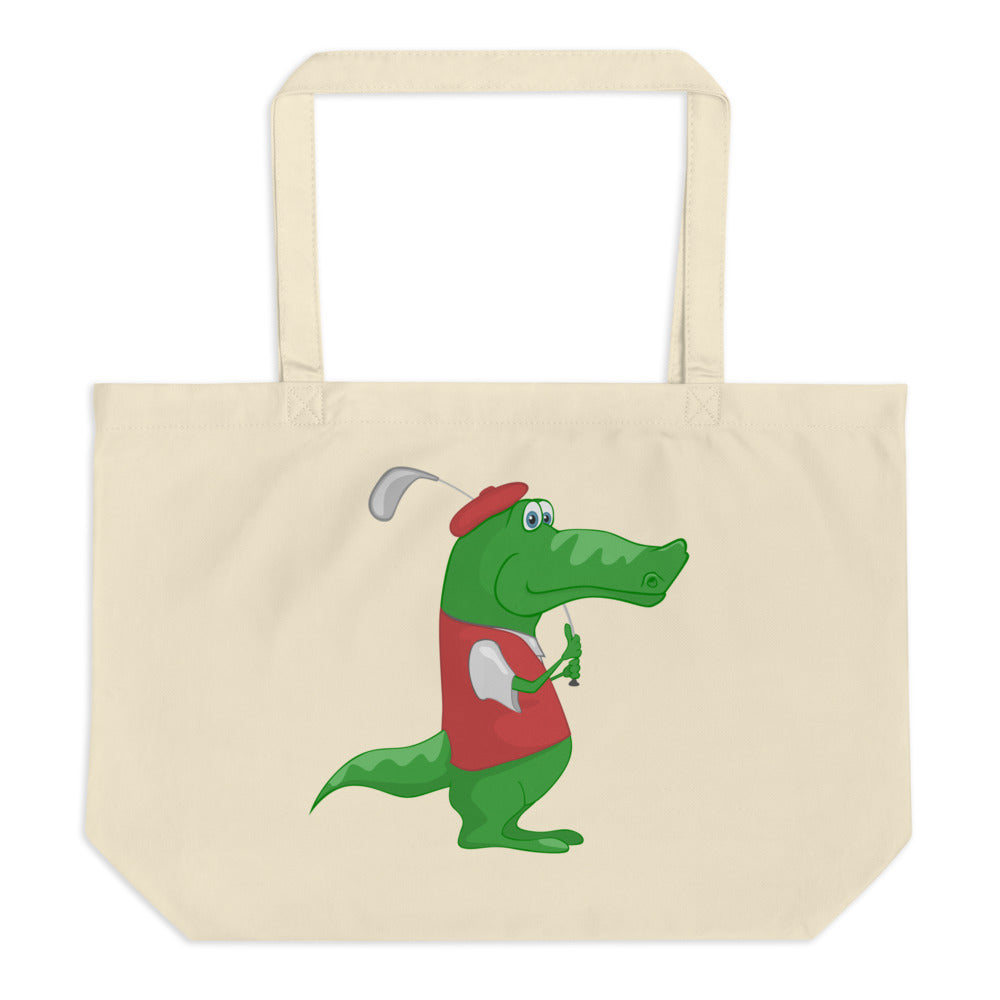 Player and Audience Large Organic Tote Bag