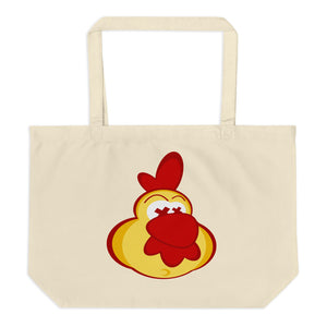 Hen Attitude Large Organic Tote Bag