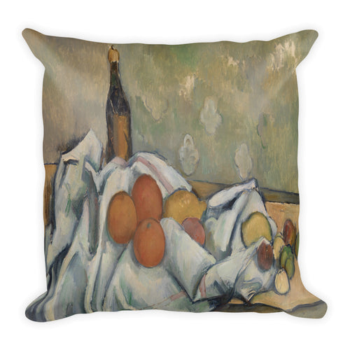 Bottle and Fruits Premium Pillow