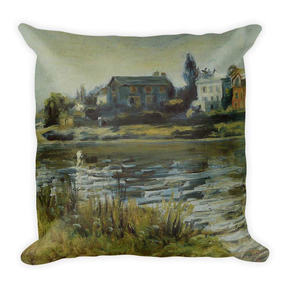 La Seine à Chatou Premium Pillow