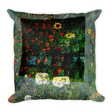 Bauerngarten mit Sonnenblumen Premium Pillow