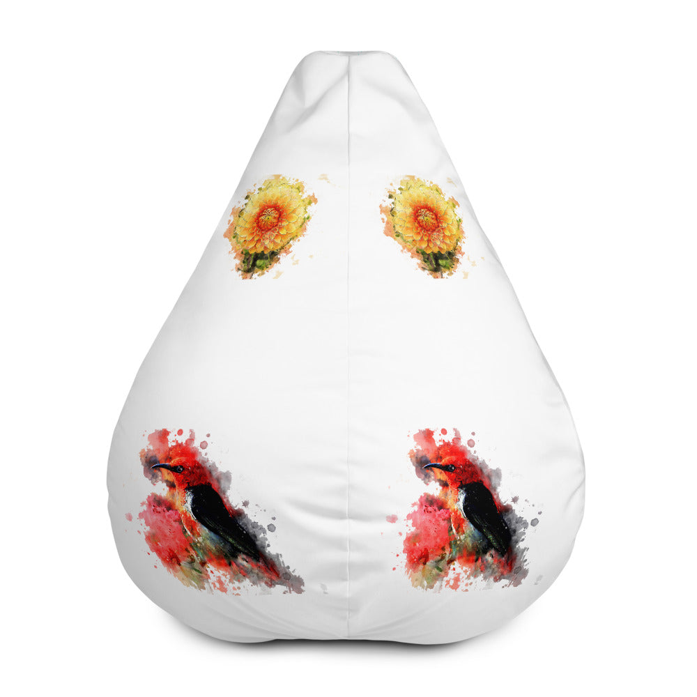 Above the flowers Bean Bag Chair w/ filling