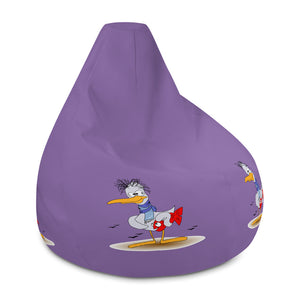 Drunken Seagull Light Violet Bean Bag Chair w/ filling