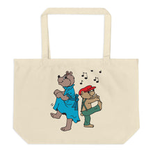 Cigar and Dance Large Organic Tote Bag