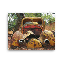 Baloo Yellow Car Canvas Print