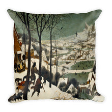 Hunters in the Snow (Winter) Premium Pillow