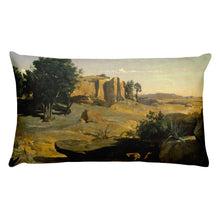 Charles François Daubigny - Farm at Kerity, Brittany, Classic Art Pillow