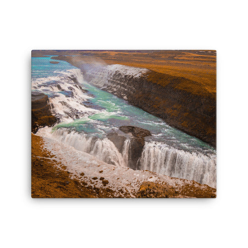 God Fault Lines Canvas Print