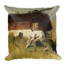 Drama on the mountain top Premium Pillow