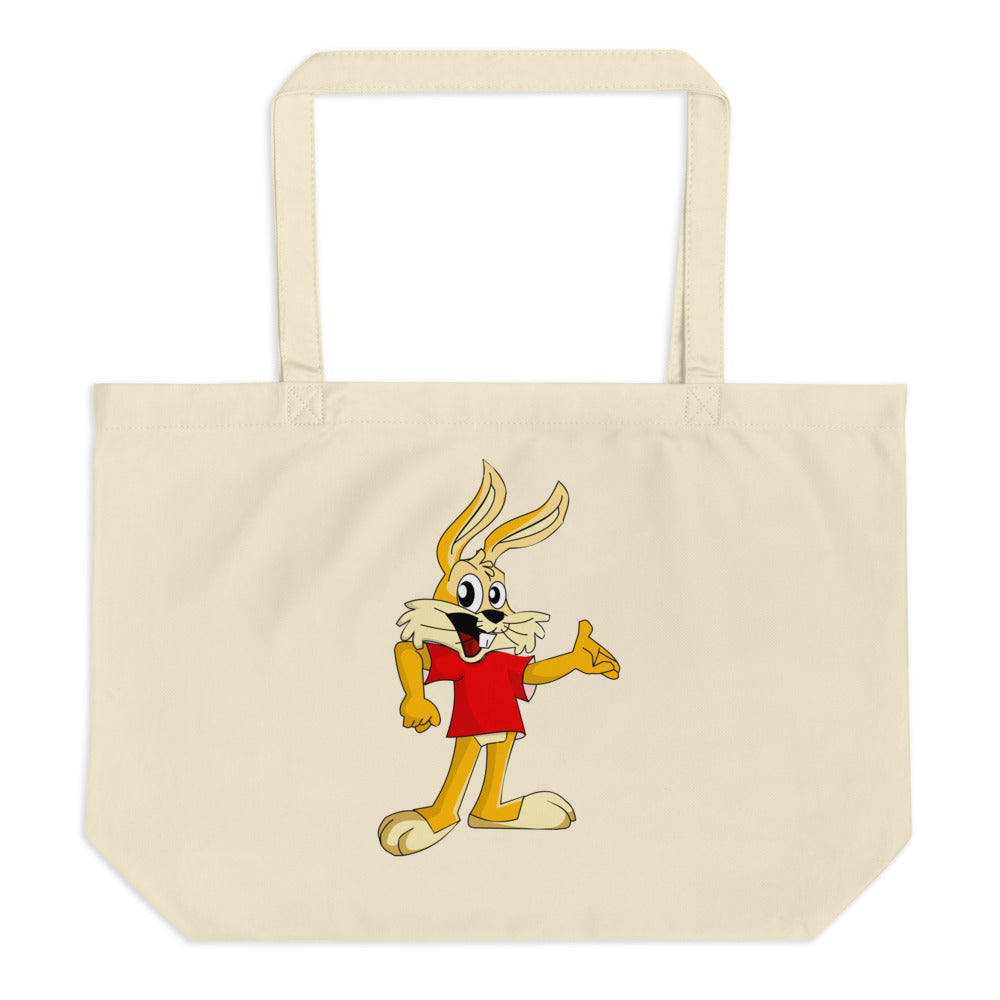 Alice Lost Hares Large Organic Tote Bag