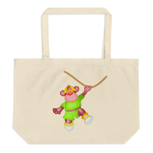 A monkey Special Large Organic Tote Bag