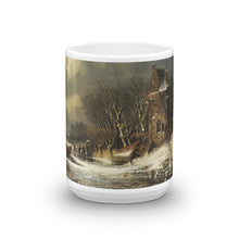 Andreas Schelfhout - Nederlandse landschap met figuren Classic Art Mug
