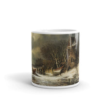 Andreas Schelfhout - Nederlandse landschap met figuren Classic Art Mug