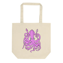 Snake and Squid Eco Tote Bag