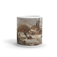 Adolf Stademann - Winter Landscape with Farmstead Classic Art Mug