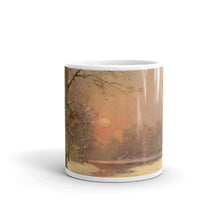 Adolf Kaufmann - Sonnenuntergang in Winterlandschaft Classic Art Mug