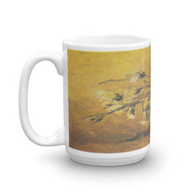Van Gogh - Vase mit roten und weißen Nelken auf gelbem Hintergrund Classic Art Mug