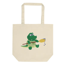 White Collar Blue Collar Crocodile Eco Tote Bag