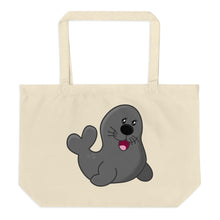 Seal and Monkey Large Organic Tote Bag