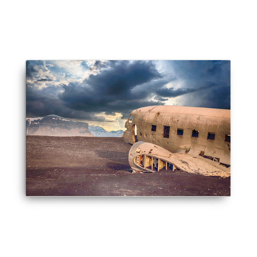 Graveyard Usual Canvas Print