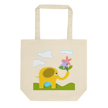 Romantic Elephant Eco Tote Bag