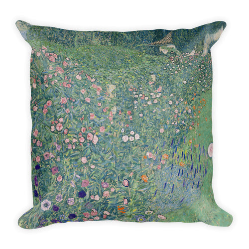 Italienische Gartenlandschaft Premium Pillow