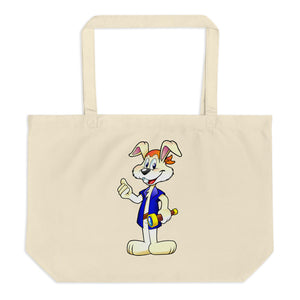 Artist and Common Rabbit Large Organic Tote Bag