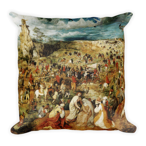 The Procession to Calvary Premium Pillow
