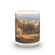 August von Bonstetten - Blick auf Neapel und den rauchenden Vesuv Classic Art Mug