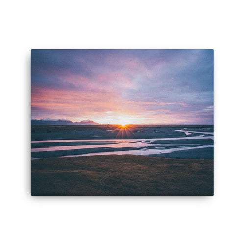 Glimpse at Dusk Canvas Print