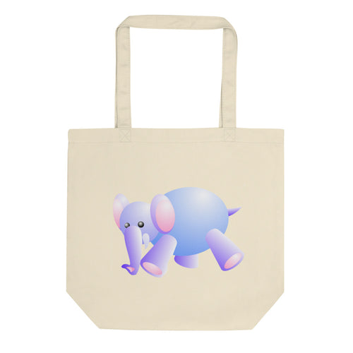 Elephant and Monkey Eco Tote Bag