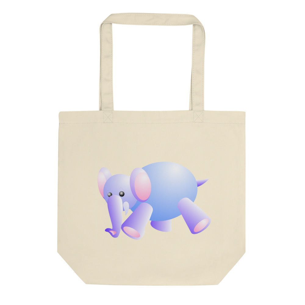 Elephant and Monkey Eco Tote Bag