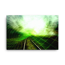 Vague Train Digital Art Canvas