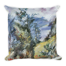 Walchensee Schneelandschaft Premium Pillow