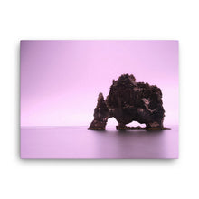 Unreal Purple Float Canvas Print