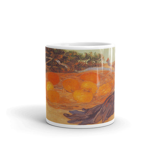 Vincent van Gogh Stilleben Früchtekorb und Handschuhe Classic Art Mug