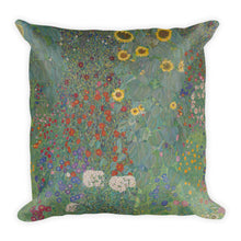 Farm Garden with Sunflowers Premium Pillow