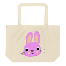 Chicken and Rabbit Large Organic Tote Bag