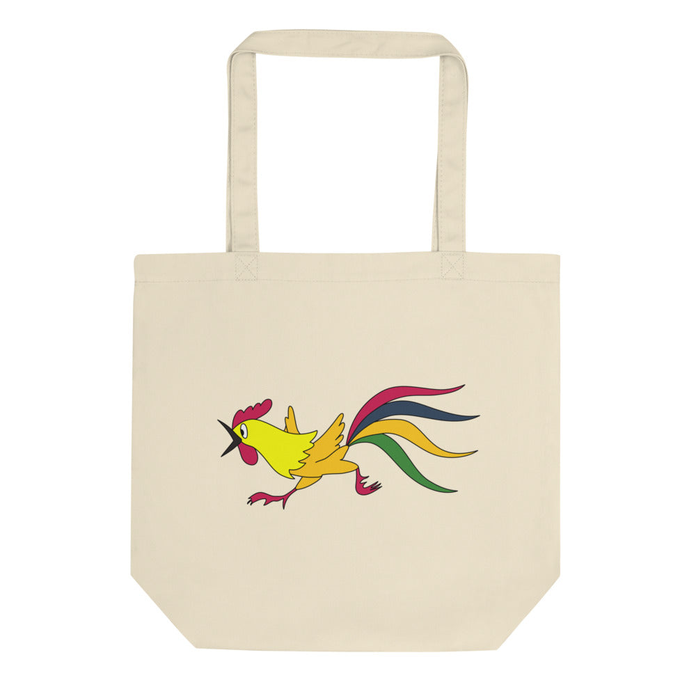 Rooster and Hen Eco Tote Bag