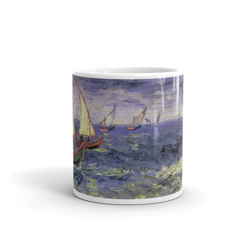 Van Gogh - Fischerboote bei Saintes-Maries Classic Art Mug