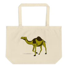 Camel Race Large Organic Tote Bag